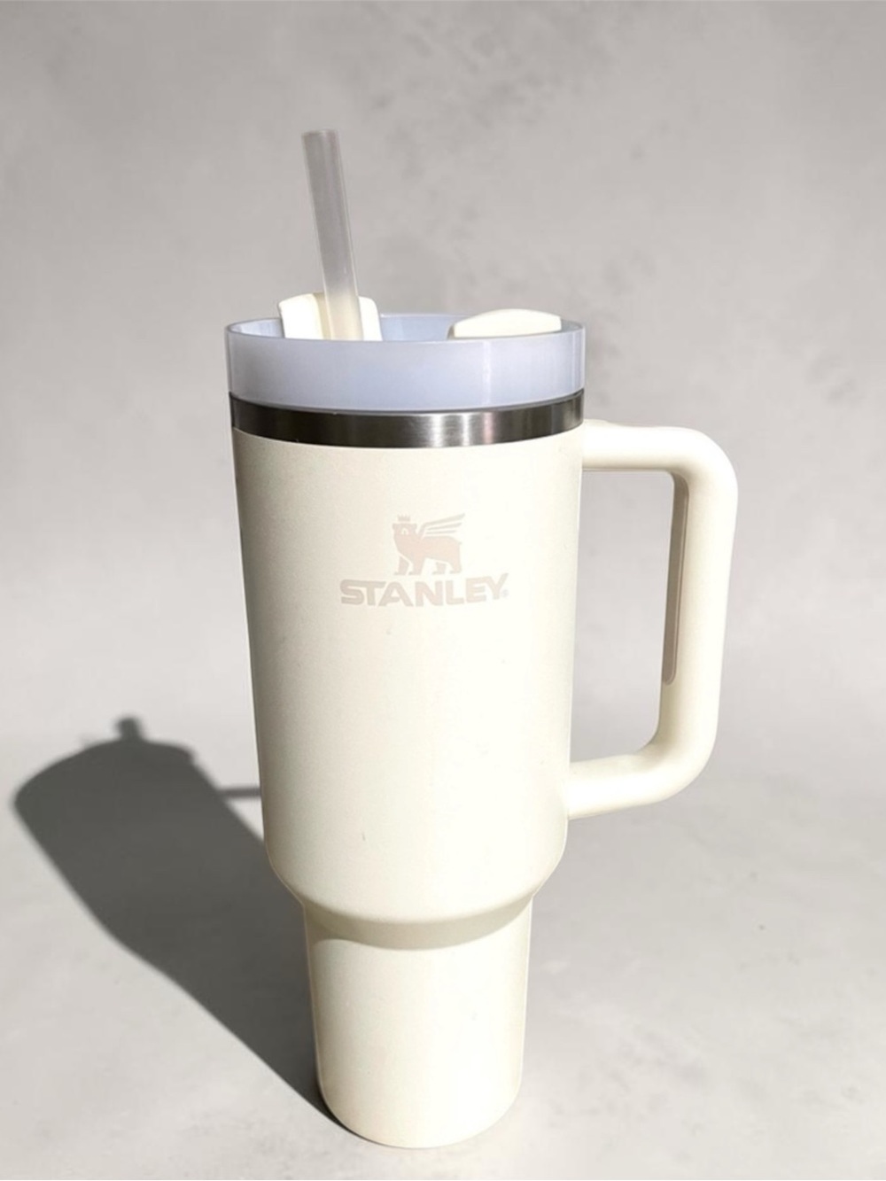Stanley 40oz Cream Colored Tumbler